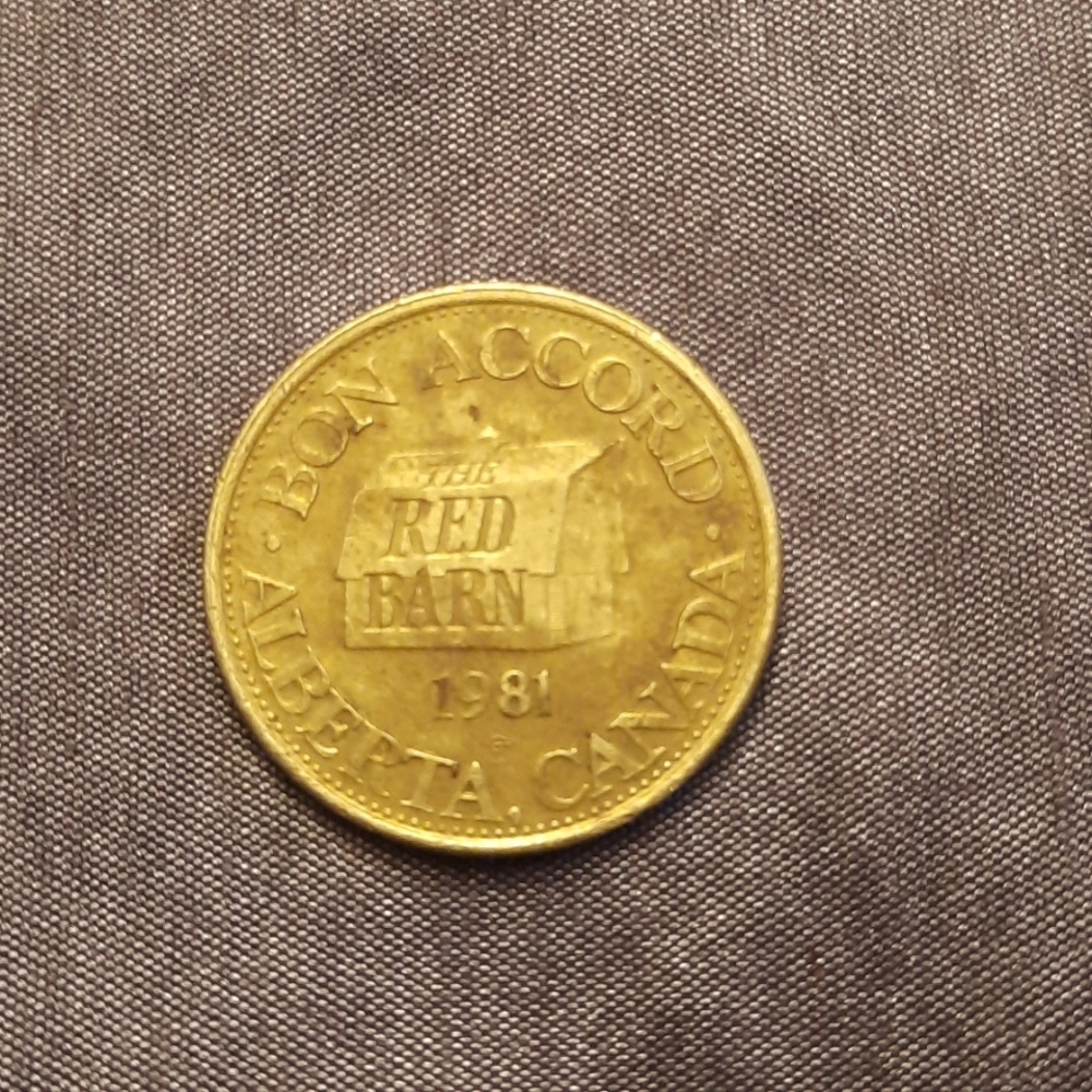 1981 Red Barn Bon Accord Coin